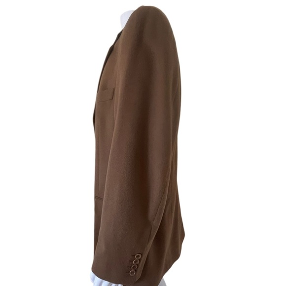 Lora Piana Italian Cashmere Blazer Sport jacket Silk Lined Studio Milan 44 Long - Picture 4 of 10